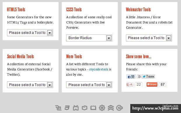 HTML5 / CSS3 Box.com