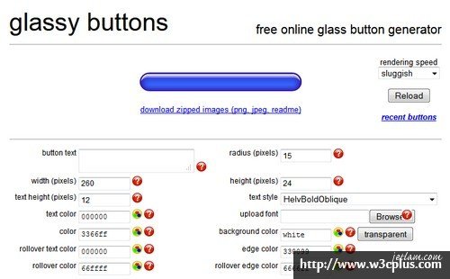 Glassy Buttons