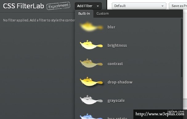 CSS FilterLab